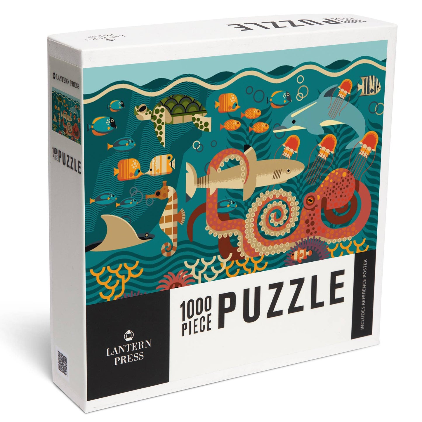 1000 PIECE PUZZLE Marine Life, Geometric