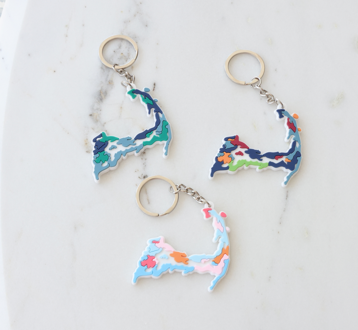 Cape Cod Soft Keychain: Deep Sea