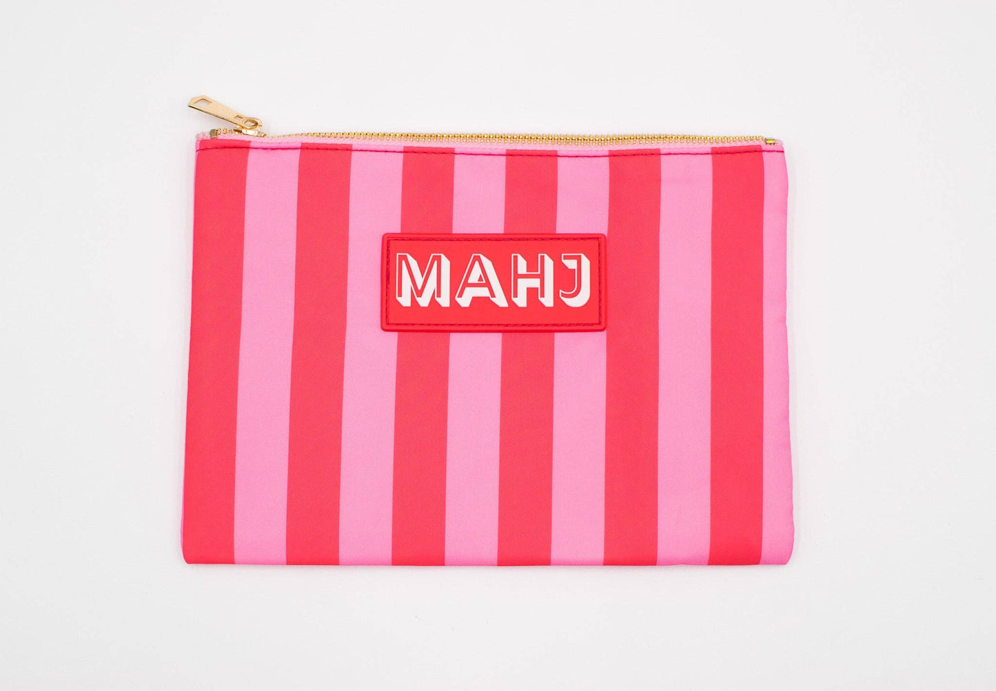 Premium Mahjong Card & Accessory Bag: Arrows- Red Card & Accessory Bag