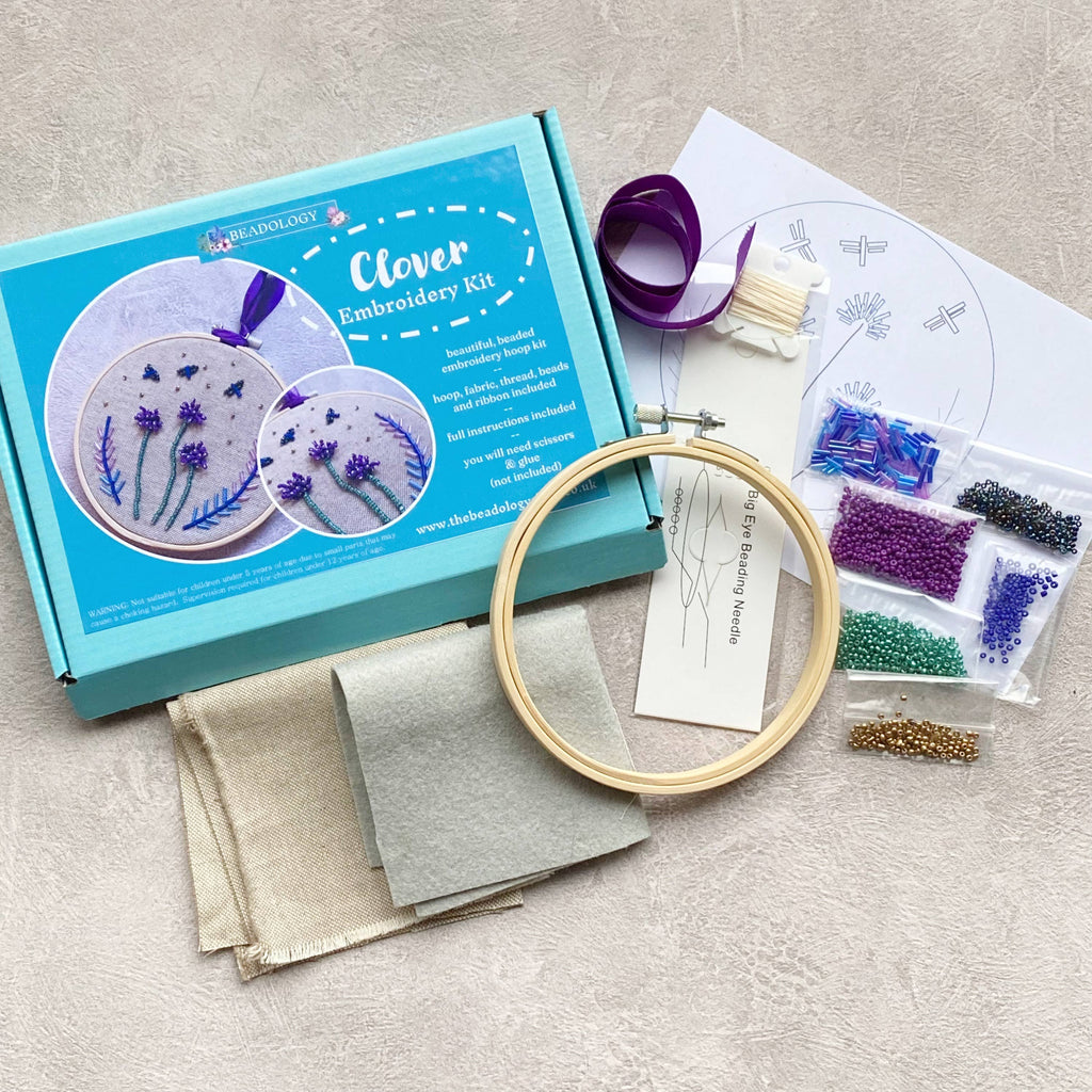 Clover Bead Embroidery Craft Kit – Sidekicks Ptown