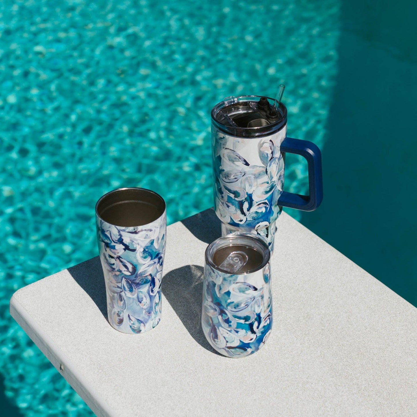 40oz Tumbler - Azul Oysters: Default Title