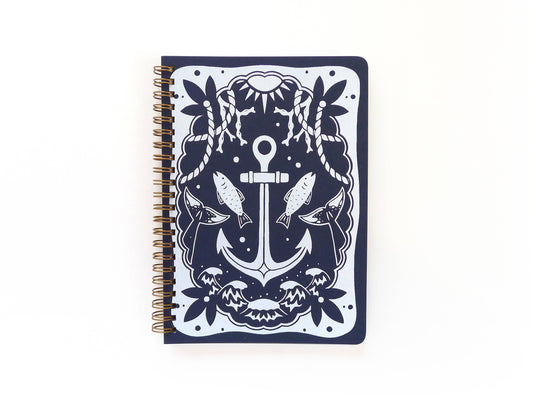 Sailor Coil Notebook, MD: Lined