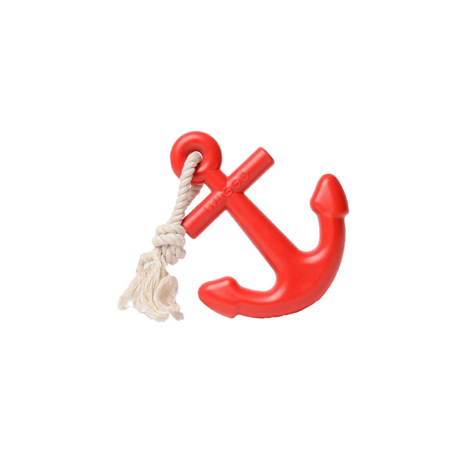 Anchors Aweigh Rubber Dog Toy: Mint / Small