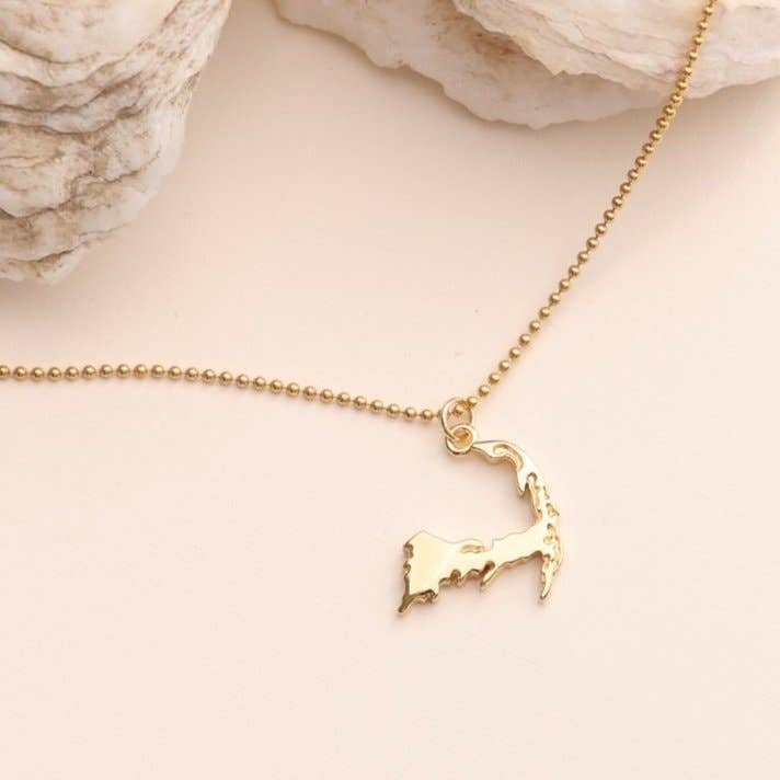 Gold Filled Cape Cod Charm Necklace: Sterling Silver