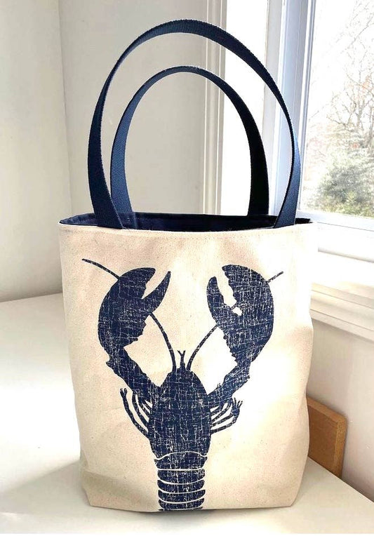 Nautical tote bags: Small / Lobster