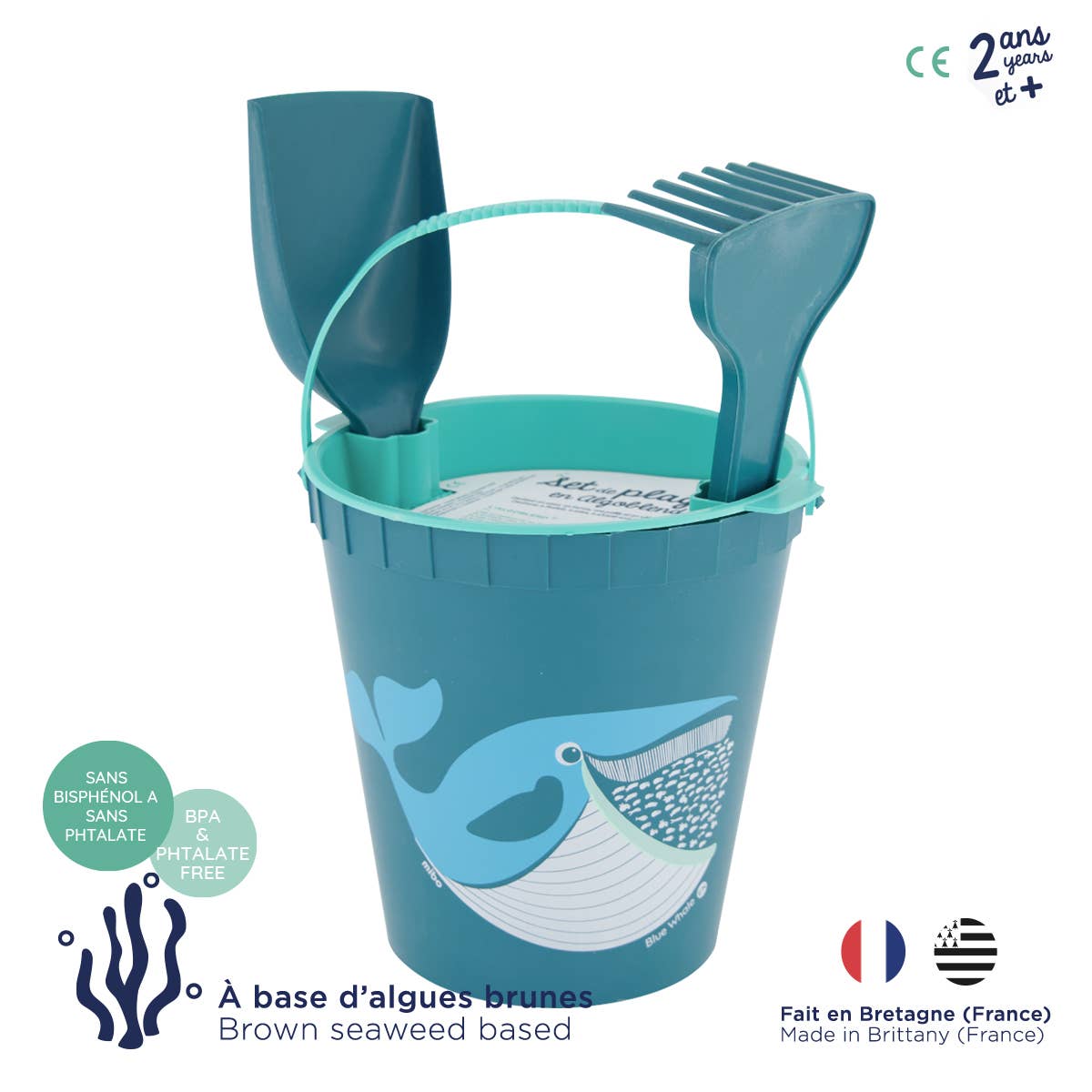 Eco-friendly children's beach toy kit - Whale