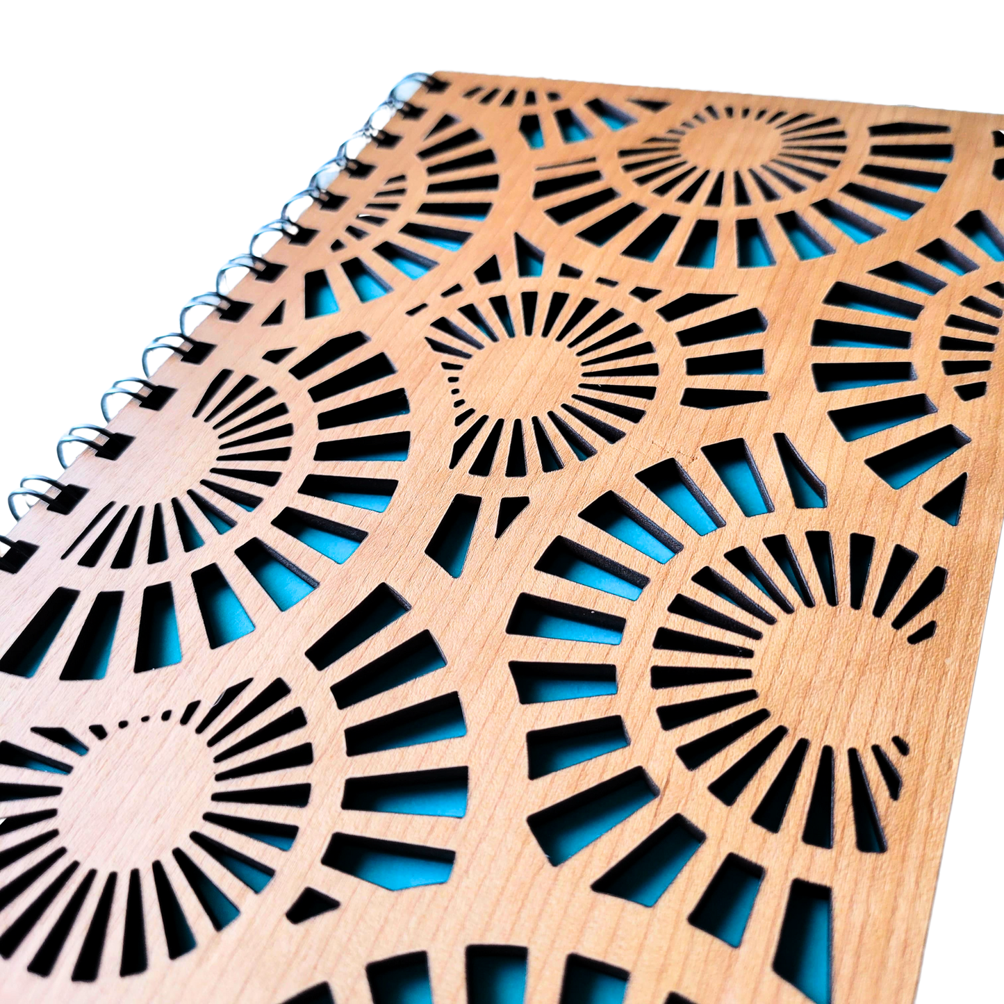 Zen Spirals Wood Journal - Stationery, Journals, Notebook: Blank Paper