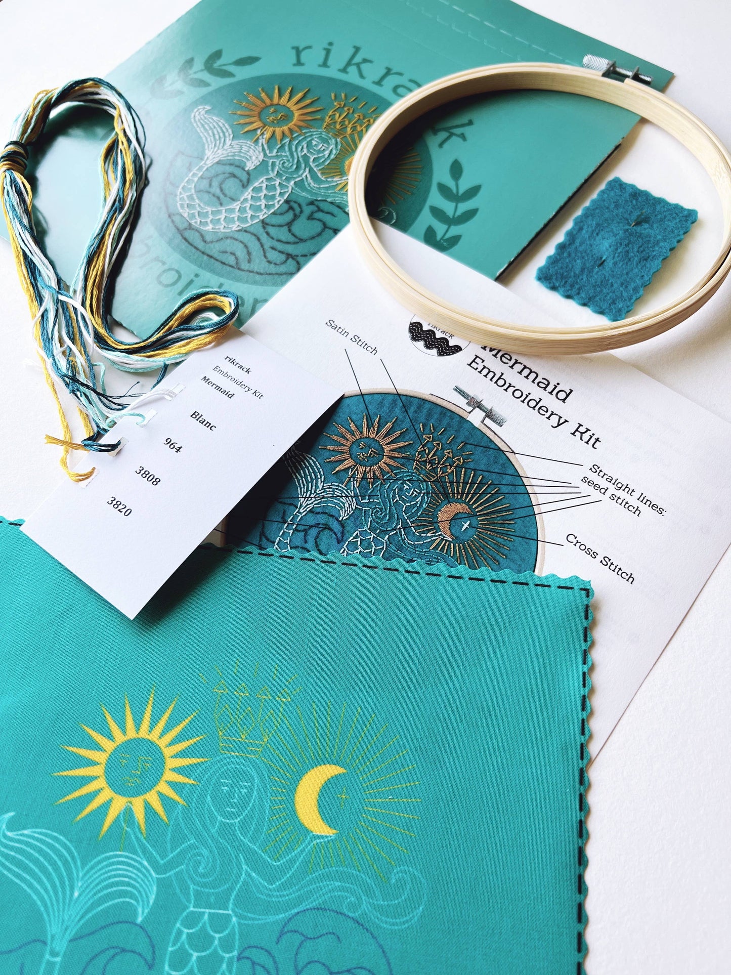 Mermaid Embroidery Kit