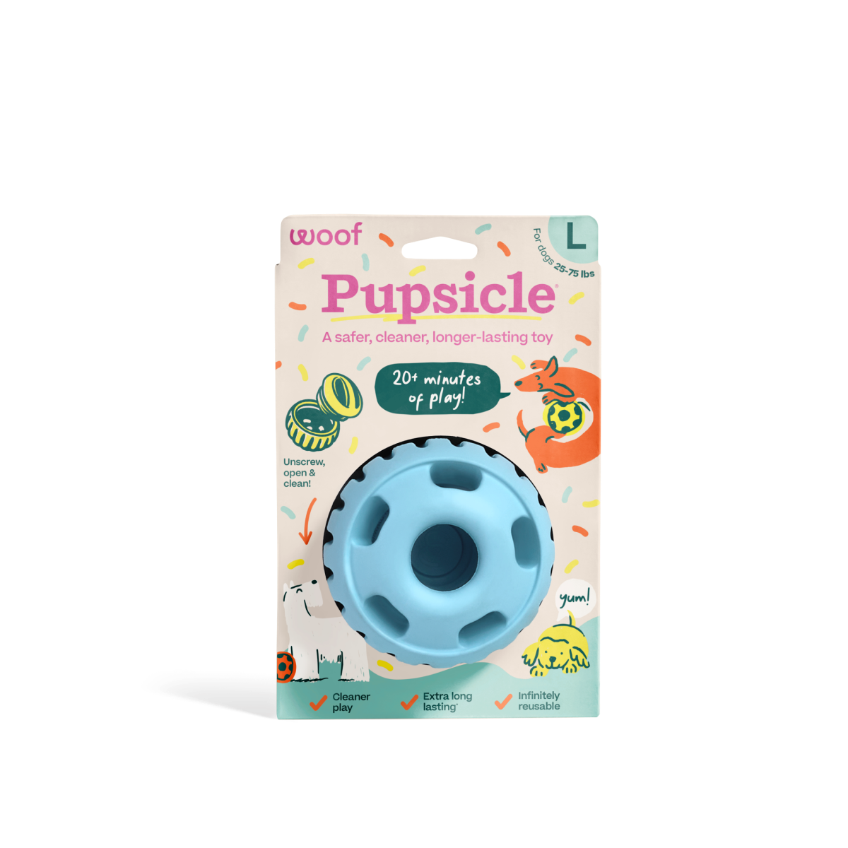 Party Pupsicle: Blue / X-Large