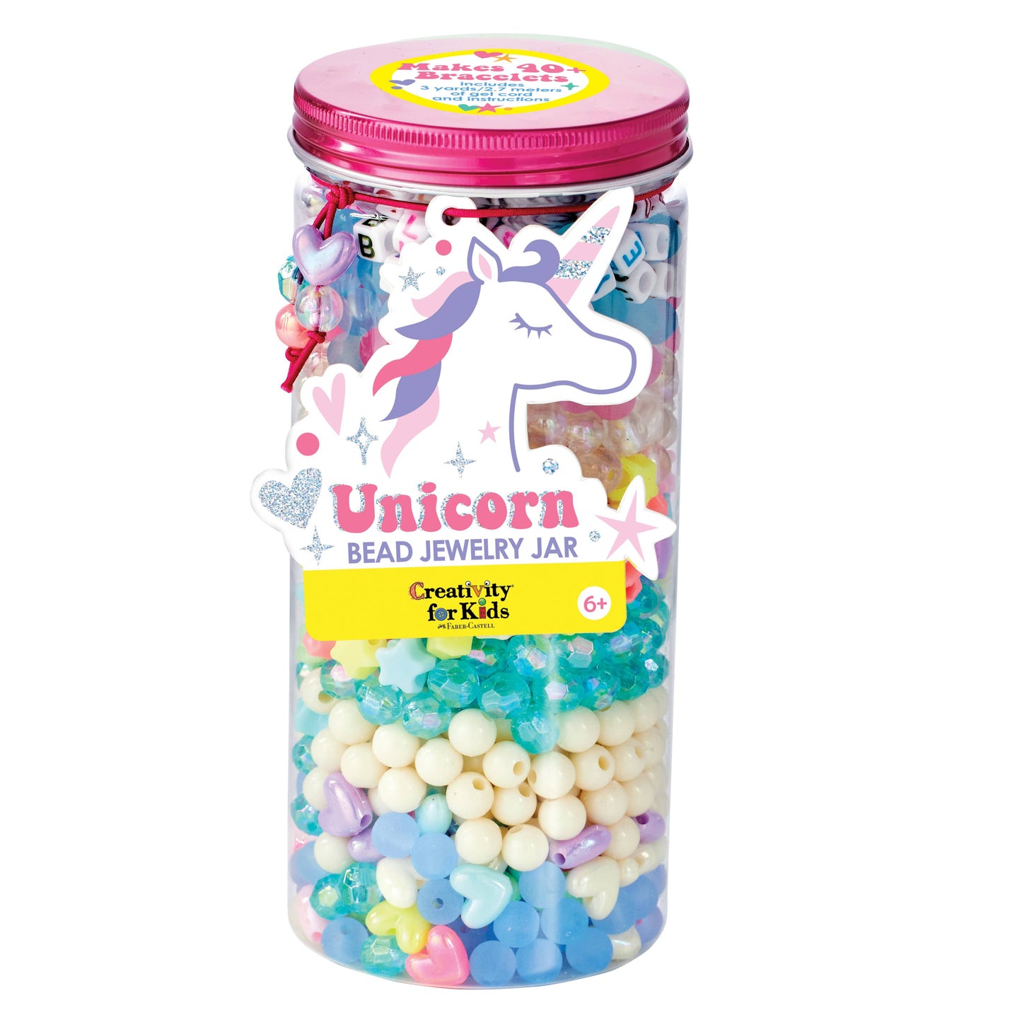 Bead Jewelry Jars - Assorted 6 Pack Case