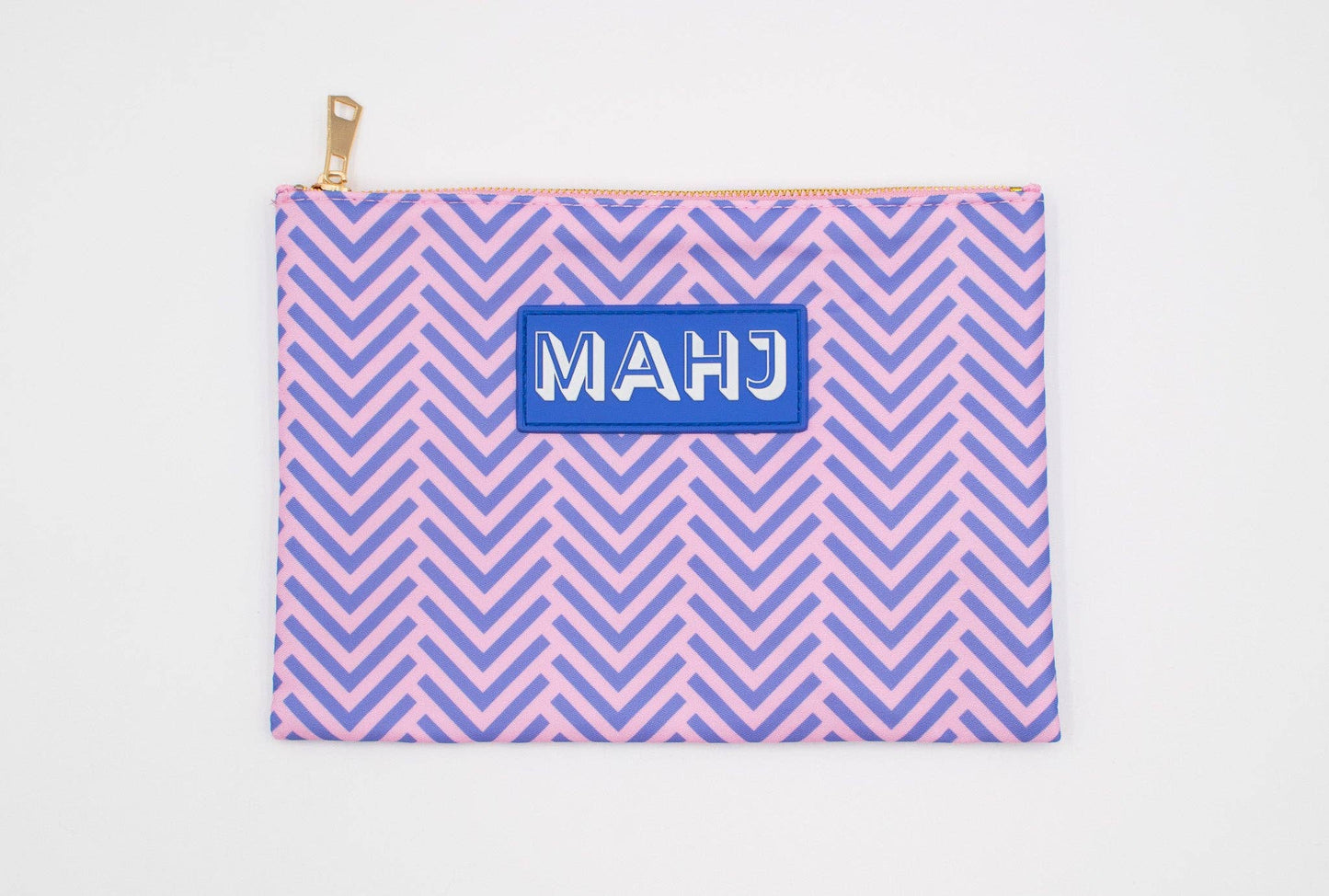 Premium Mahjong Card & Accessory Bag: Arrows- Red Card & Accessory Bag
