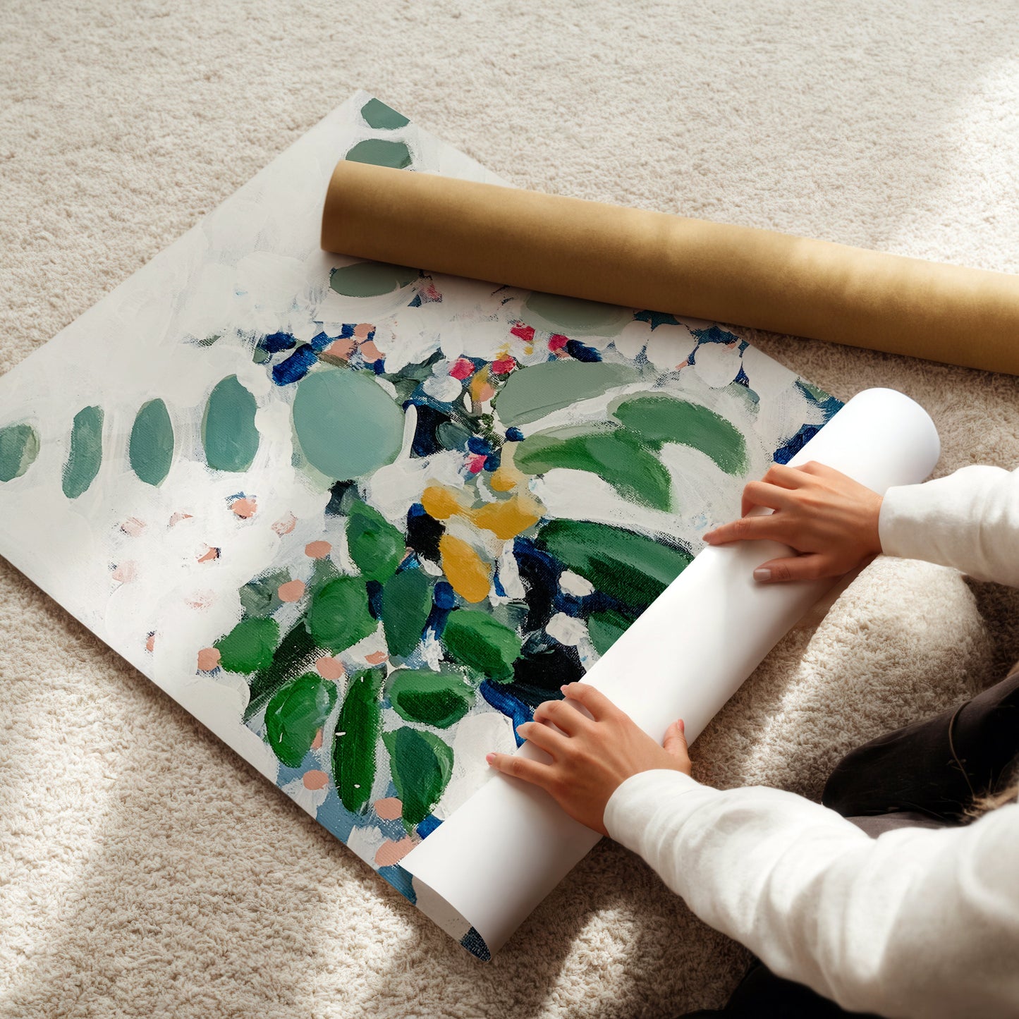 Eucalyptus Bouquet, Fine Art Print