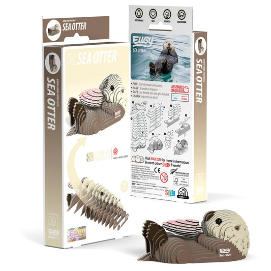 Eugy Sea Otter 3D Puzzle