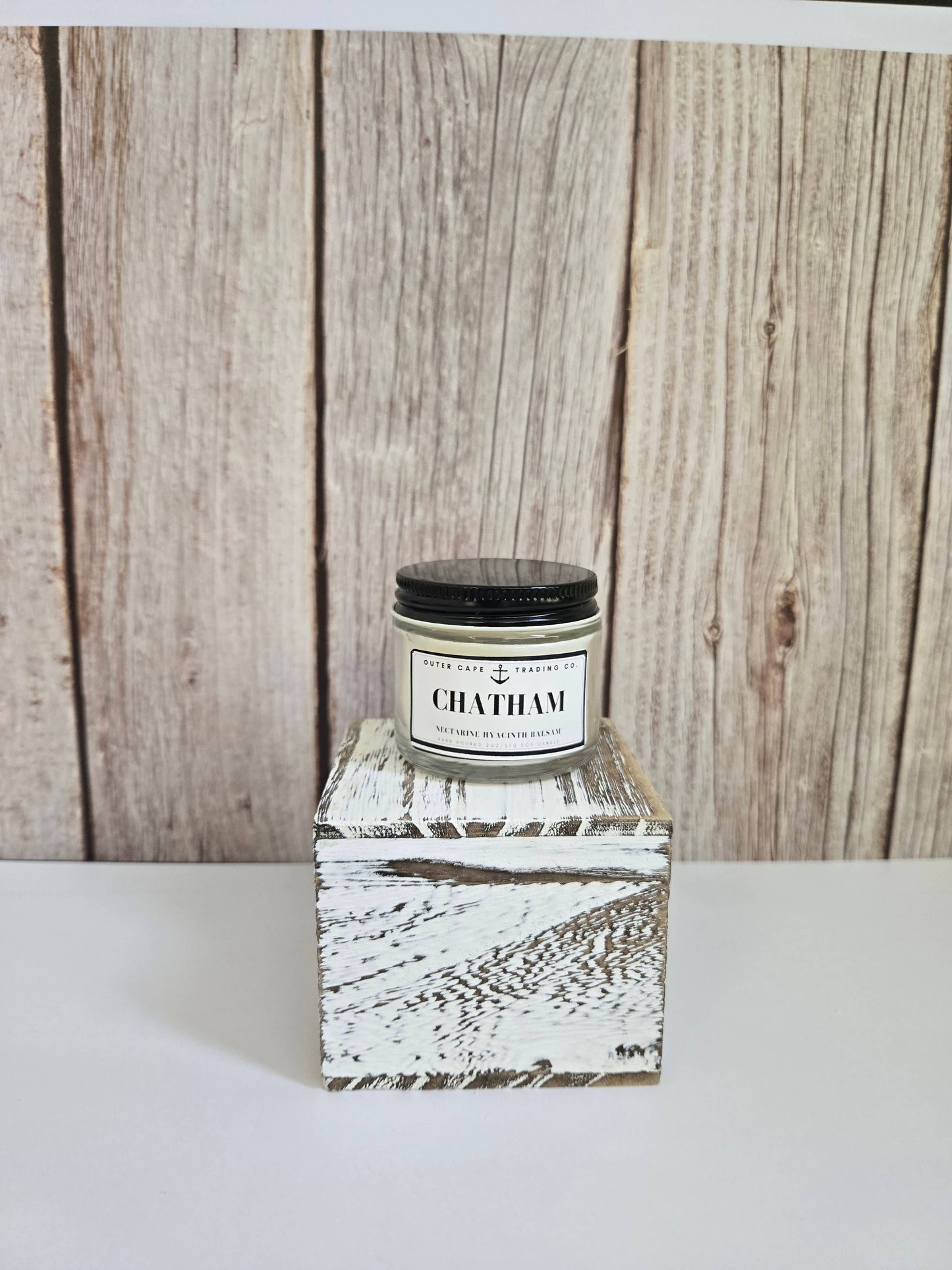 Chatham Cape Cod Soy Wax Crackling Wooden Wick Candle bulk wholesale