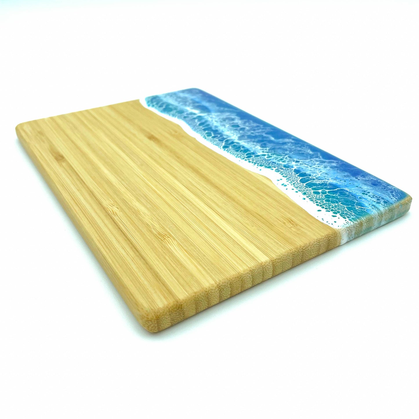 Ocean Wave Serving Board - Small: Vertical / Emerald