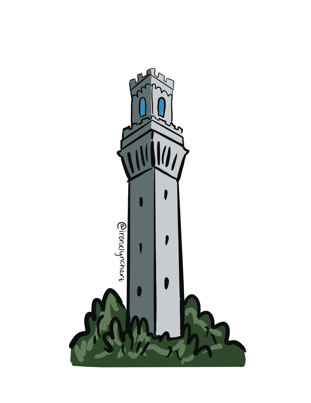 Pilgrim Monument Provincetown Sticker | Coastal Vinyl Decal