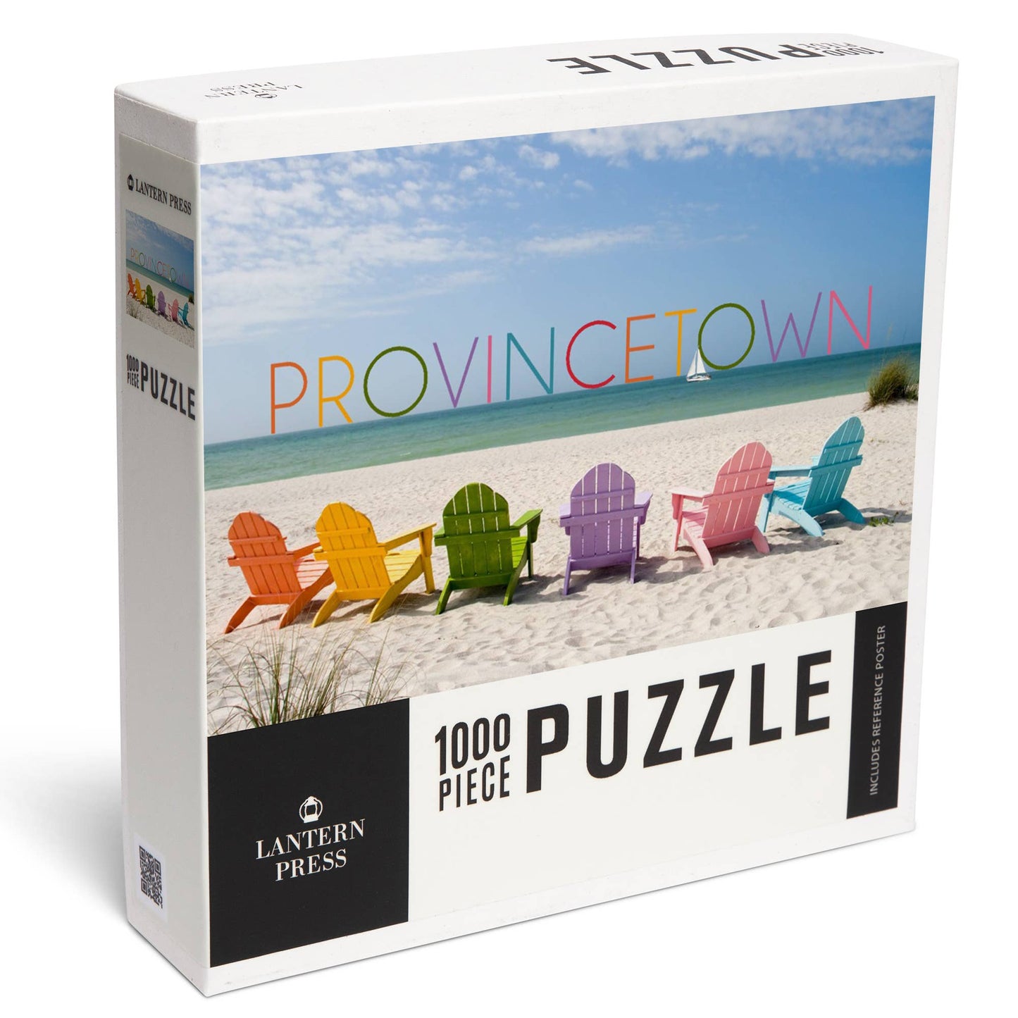 1000 PIECE PUZZLE Provincetown, Massachusetts Beach Chairs