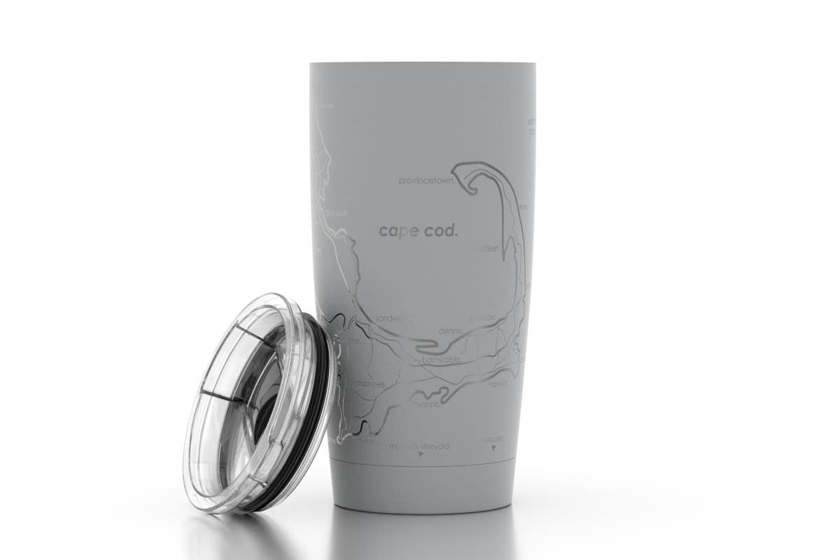 Cape Cod MA Map 20 oz Insulated Pint Tumbler - Thumbnail 4