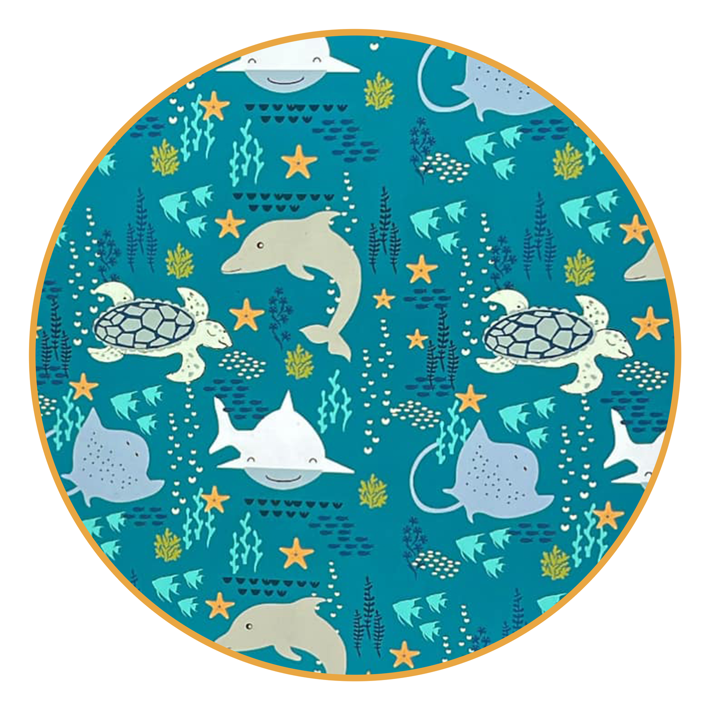 Ocean Friends Bamboo Sundress Summer Kids Clothing: 2-3T