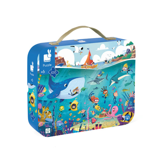 The Seafloor Suitcase Puzzle - 100 Pieces