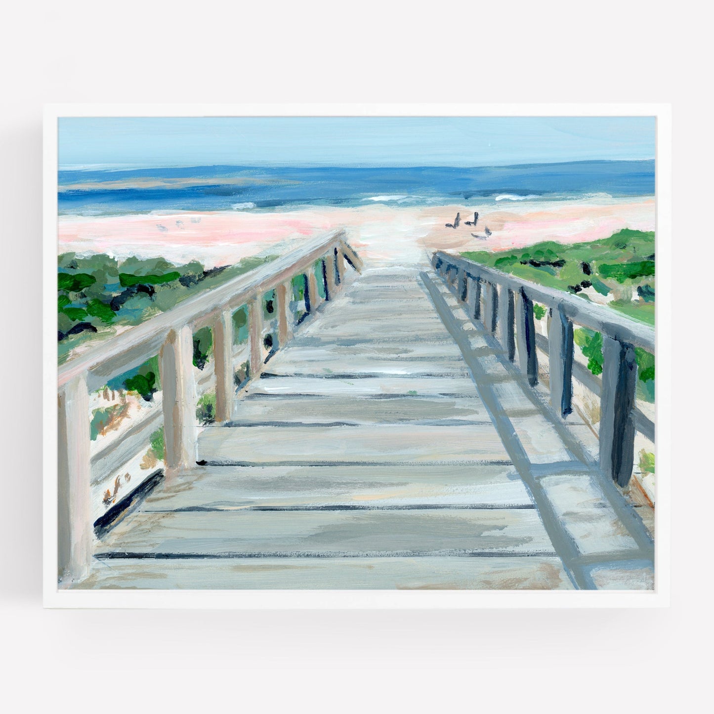 Beach Boardwalk, Fine Art Print
