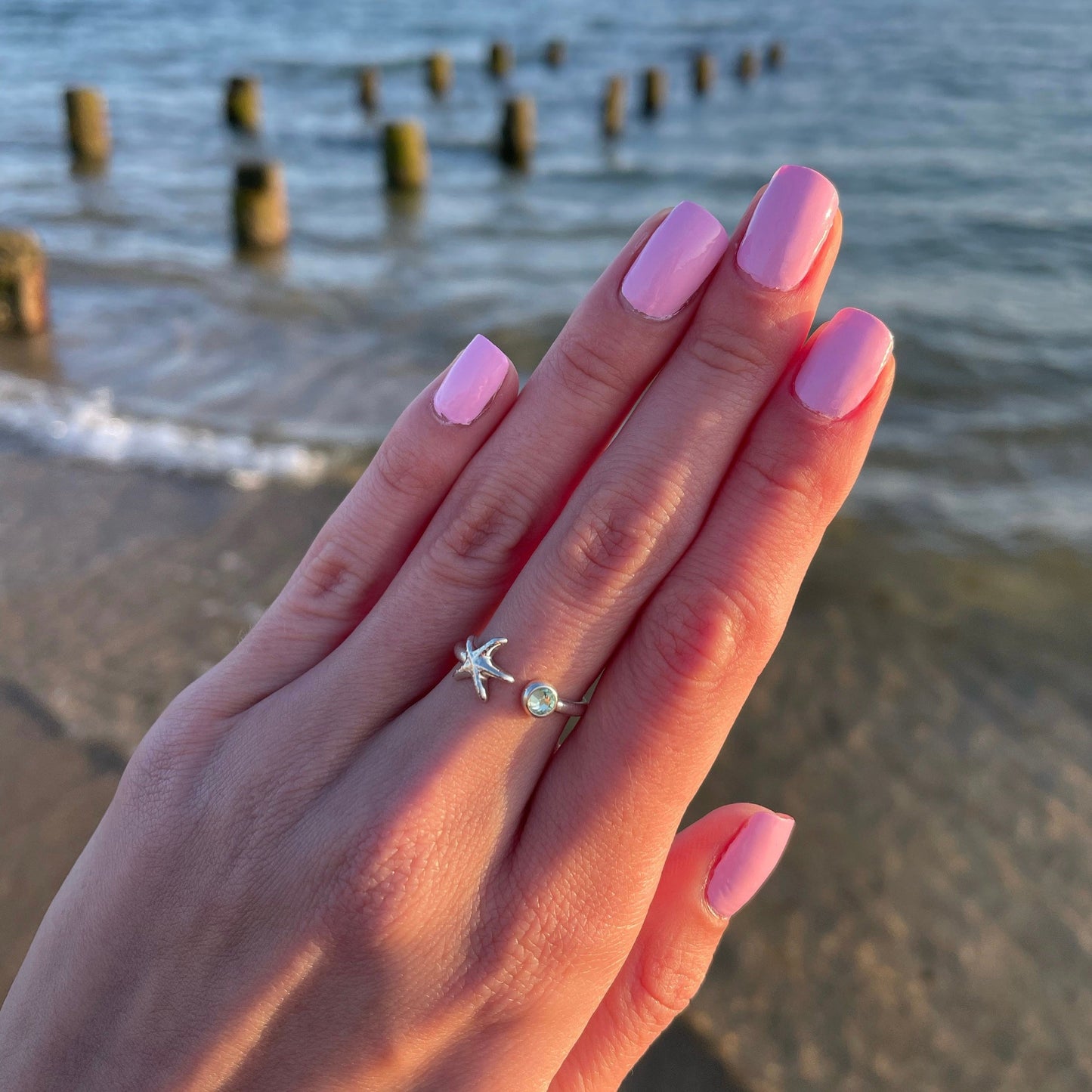 Starfish Adjustable Ring