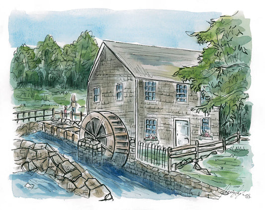 Brewster Herring Run - 5x7 Matte Print