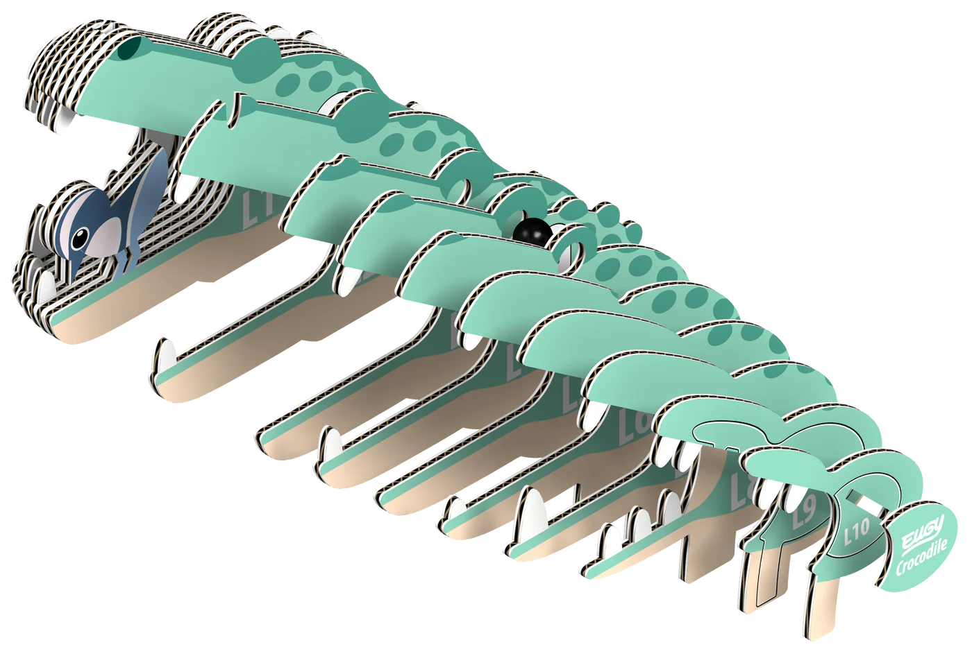 EUGY Crocodile 3D Puzzle