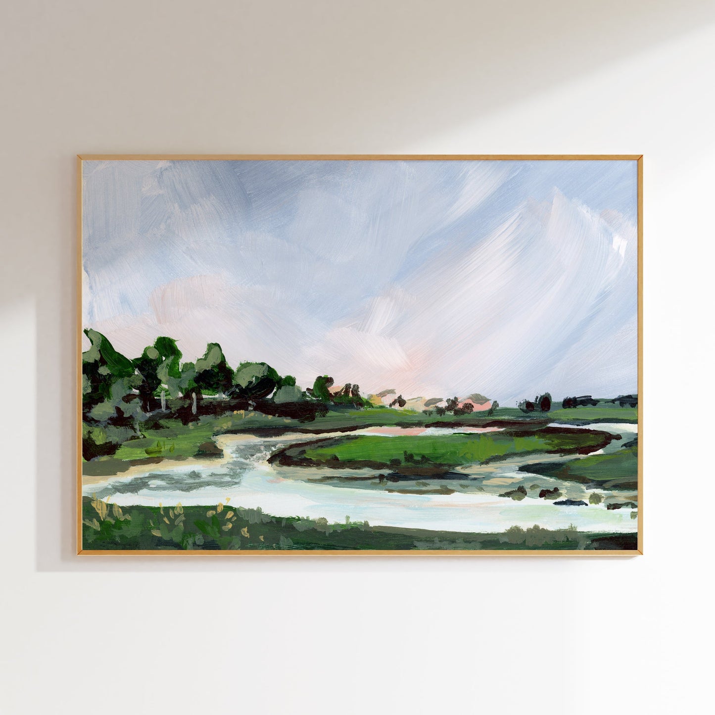 Coastal River Bend, Ogunquit, Maine, Fine Art Print