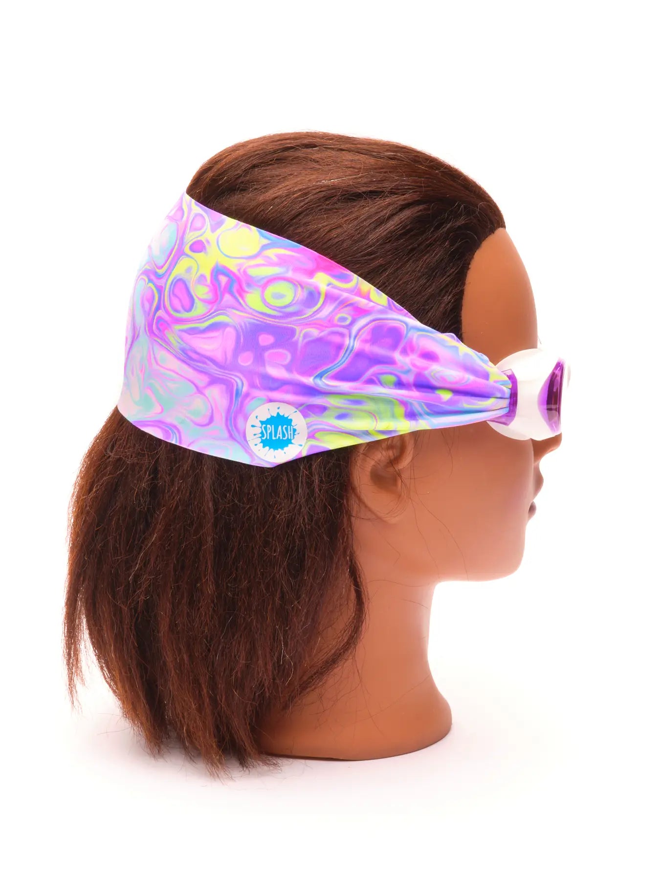 Pastel Swirl Swim Goggles