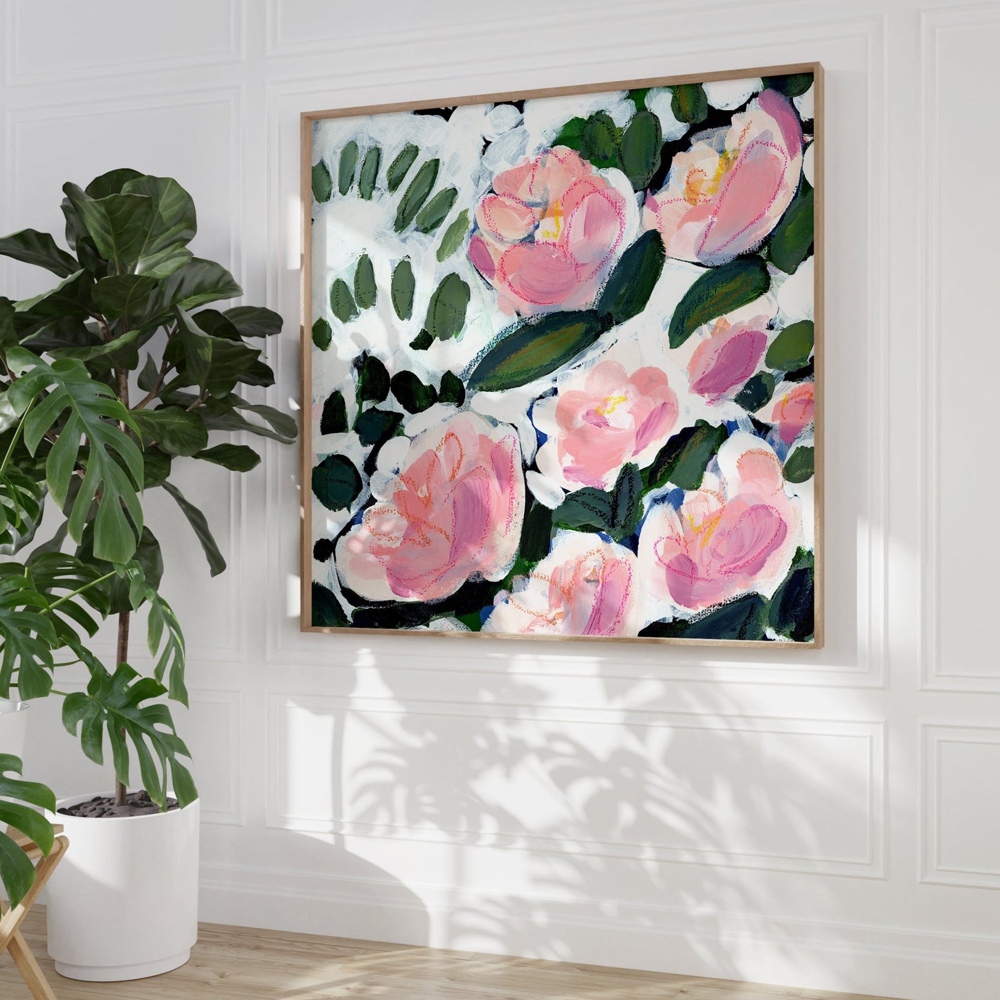 Bursting Pink Blooms, Fine Art Print
