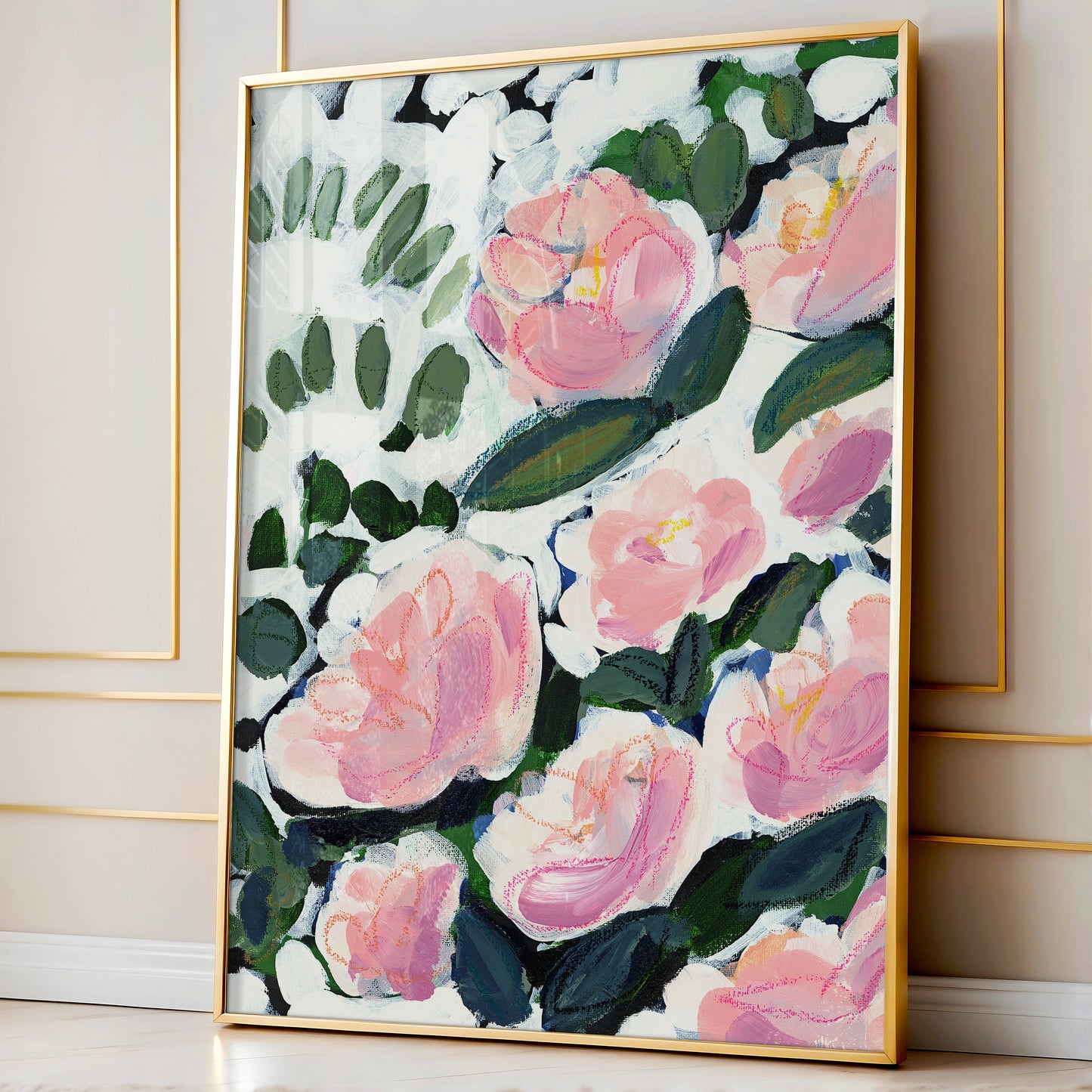 Bursting Pink Blooms, Fine Art Print
