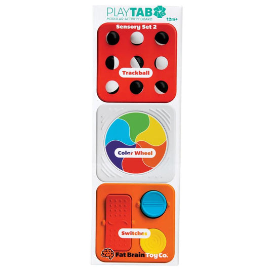 PlayTab Tiles 3-Pack: Twist, Switch & Color Pop Sensory Set