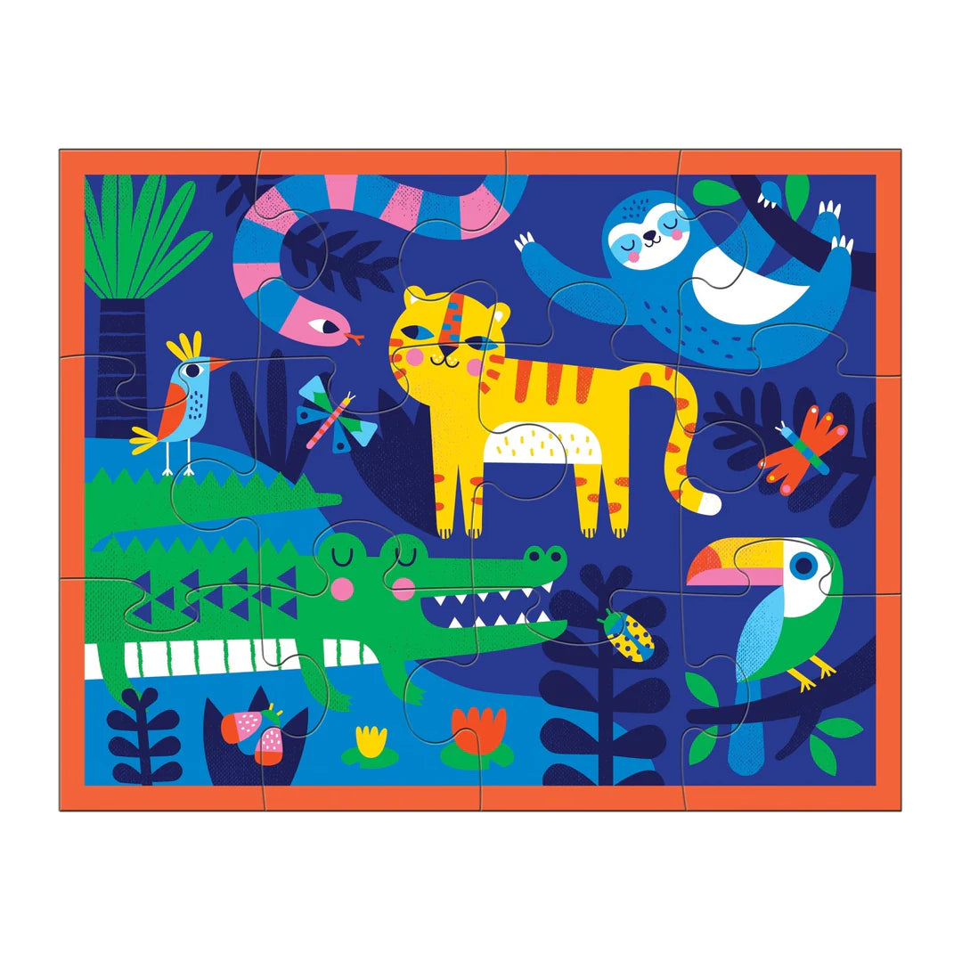 Rainforest 12 Piece Pouch Puzzle