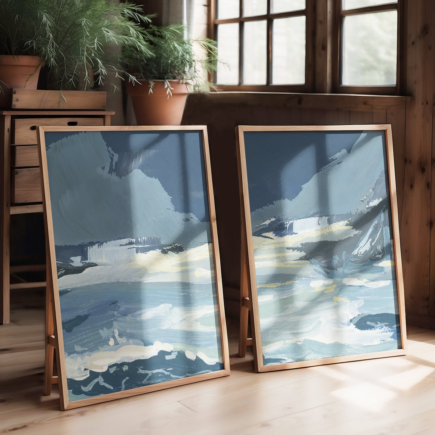 Squall Line Diptych, Set of 2 Prints