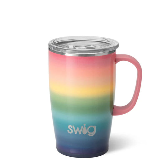 Sunset 18oz Travel Mug with Handle