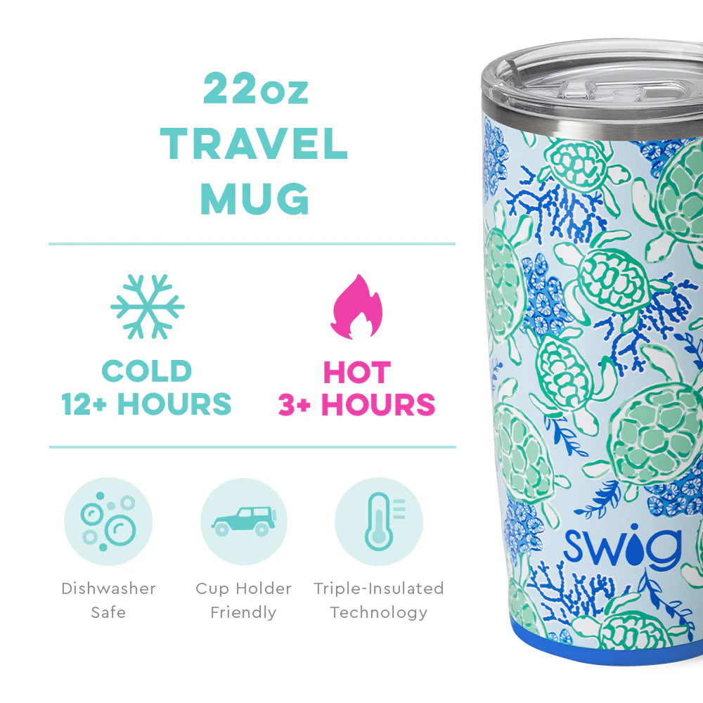 Shell Yeah 22oz Travel Mug with Handle