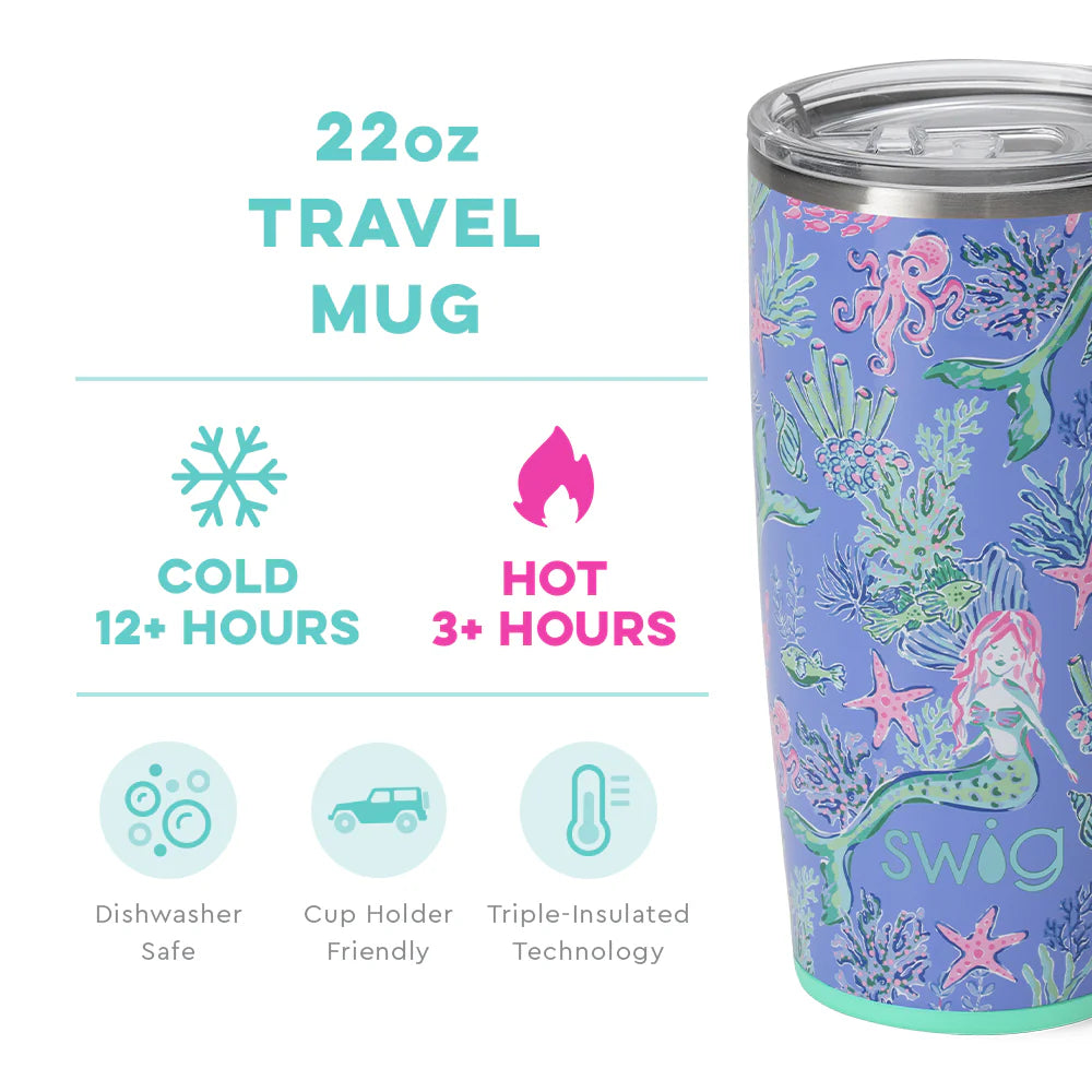 Under the Sea 22oz Travel Mug with Handle