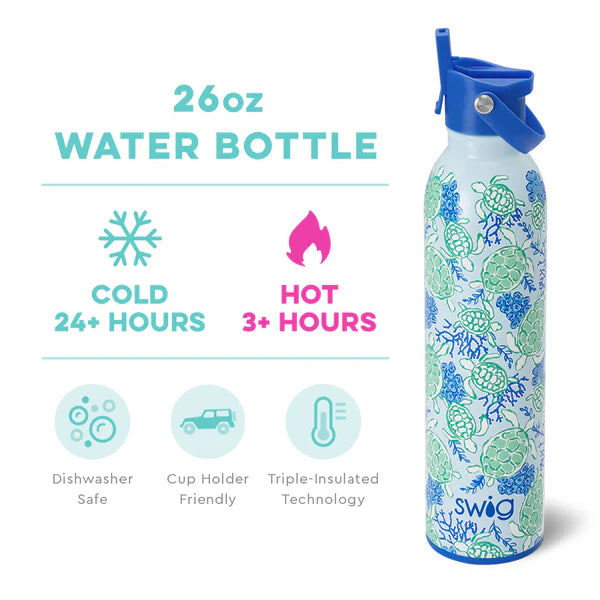 Shell Yeah 26oz Flip + Sip Water Bottle