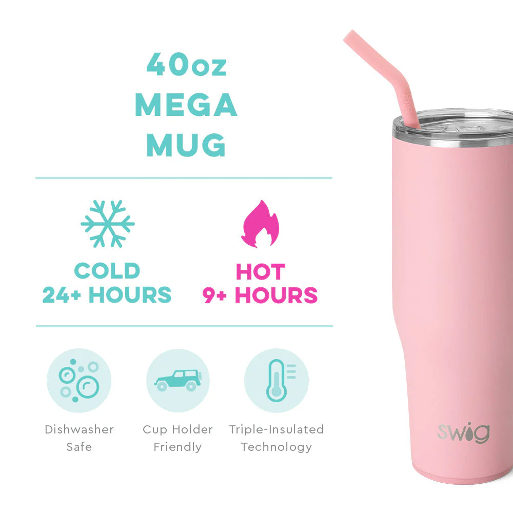 Matte Blush Mega Mug (40oz)