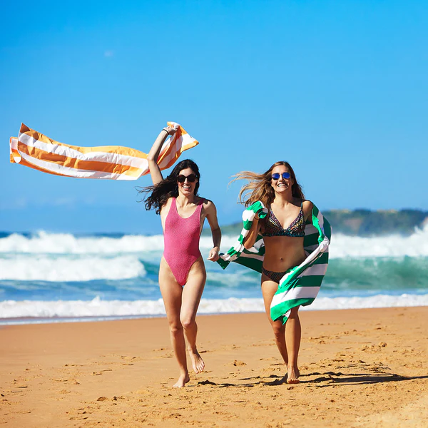 Ipanema Orange Beach Towels