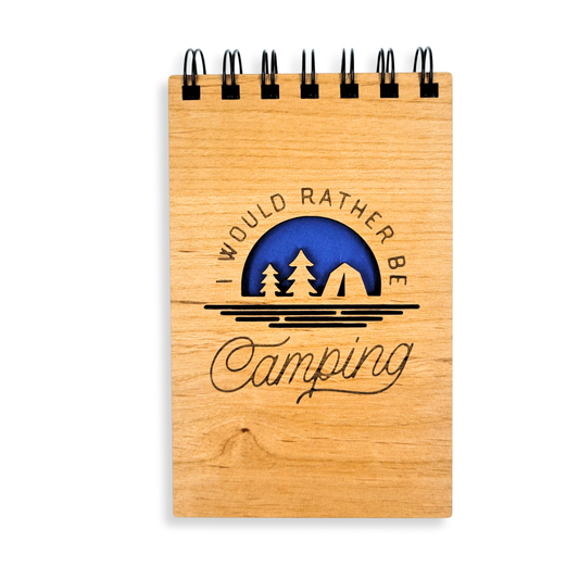 Rather Be Camping Pocket Notebook - Mini Travel Journal